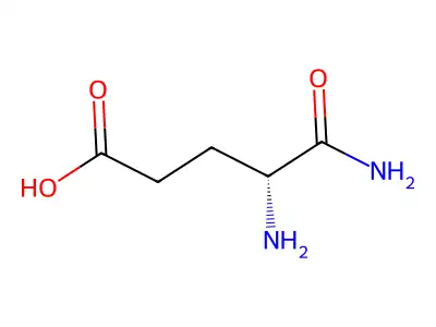 Isoglutamine, D- structure