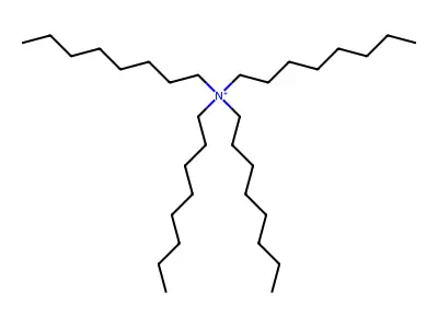 N,N,N-Trioctyloctan-1-Aminium structure