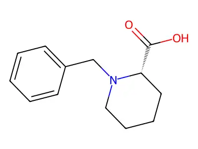 (S)-1-Benzyl-piperidine-2-carboxylic acid structure