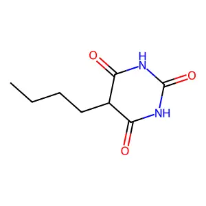 5-Butyl barbituric acid structure