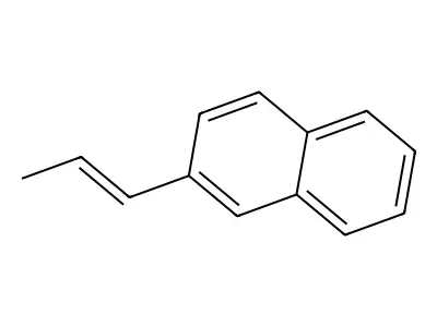 2-[(E)-prop-1-enyl]naphthalene structure
