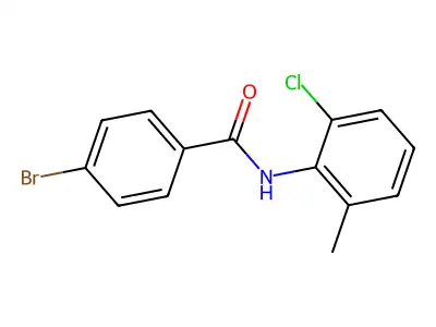 4-bromo-N-(2-chloro-6-methylphenyl)benzamide structure