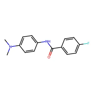 N-[4-(二甲氨基)苯基]-4-氟苯甲酰胺 structure