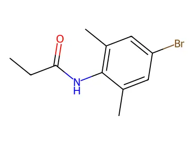 4'-Bromo-2',6'-dimethylpropionanilide structure