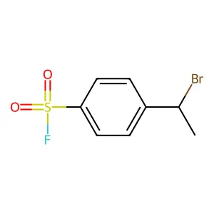 4-(1-溴乙基)苯-1-磺酰氟 structure