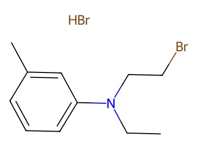 N1-(2-Bromoethyl)-N1-ethyl-3-methylaniline hydrobromide structure