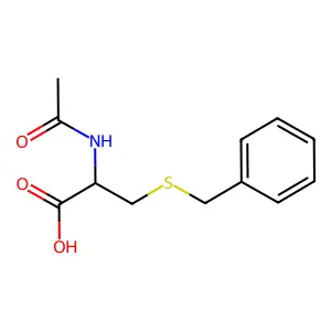 苄基美卡托酸 structure