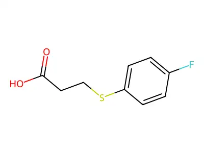 3-(4-Fluorophenylthio)propanoic acid structure