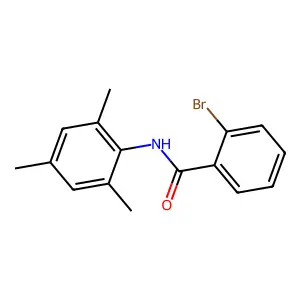 2-bromo-N-(2,4,6-trimethylphenyl)benzamide structure