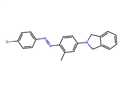 2-(4-(4-Bromophenylazo)-3-methylphenyl)isoindoline structure