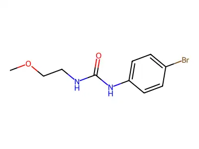 1-(4-Bromophenyl)-3-(2-methoxyethyl)urea structure