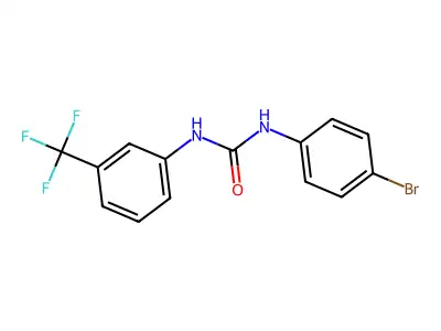 1-(4-Bromophenyl)-3-(3-(trifluoromethyl)phenyl)urea structure