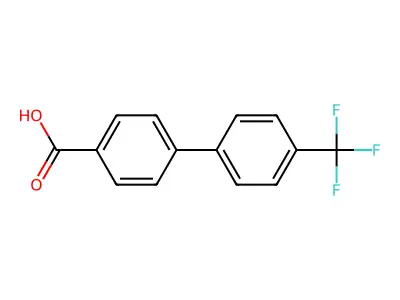 4'-Trifluoromethyl-biphenyl-3-carboxylic acid structure
