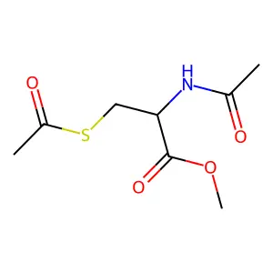 N,S-二乙酰基-L-半胱氨酸甲酯 structure
