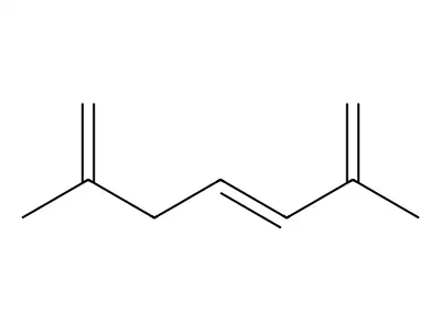 2,6-Dimethylhepta-1,3,6-triene structure