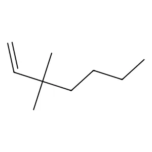 3,3-Dimethyl-1-heptene structure