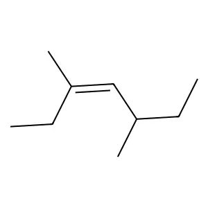 3,5-Dimethyl-3-heptene (cis-and trans-mixture) structure