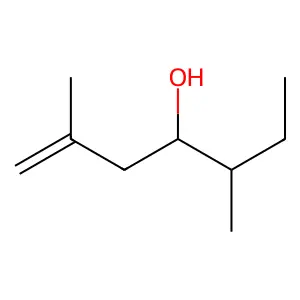 2,5-Dimethyl-1-hepten-4-ol structure