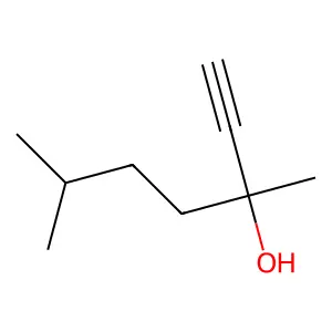 3,6-Dimethyl-1-heptyn-3-ol structure