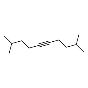 2,9-Dimethyl-5-decyne structure