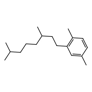 1,4-Dimethyl-2-(3,7-dimethyloctyl)benzene structure