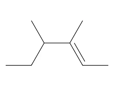 3,4-Dimethyl-2-hexene structure