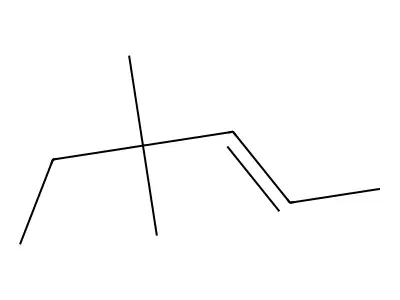 4,4-Dimethyl-2-hexene structure