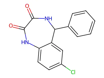 3-Dehydroxy-3-oxo-4,5-dihydro oxazepam structure