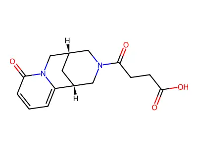 4-oxo-4-{6-oxo-7,11-diazatricyclo[7.3.1.0,2,7]trideca-2,4-dien-11-yl}butanoic acid structure