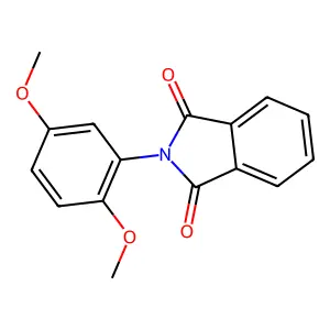 1H-Isoindole-1,3(2H)-dione, 2-(2,5-dimethoxyphenyl)- structure