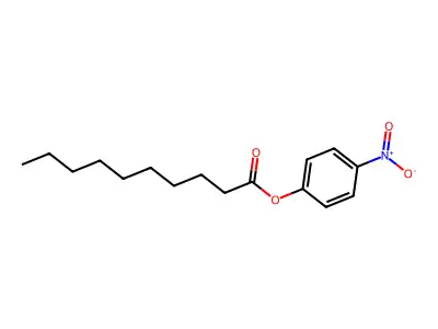 4-Nitrophenyl caprate structure