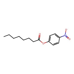 4-Nitrophenyloctanoate structure
