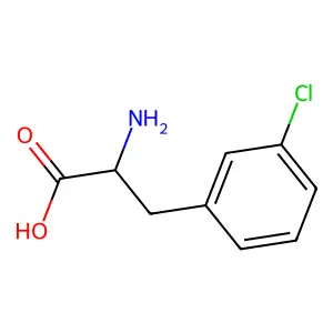 3-氯苯丙氨酸 structure