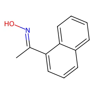 Ethanone, 1-(1-naphthalenyl)-, oxime structure