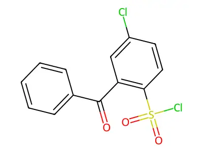 2-benzoyl-4-chloro-benzenesulfonyl Chloride structure
