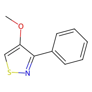 4-Methoxy-3-phenylisothiazole structure