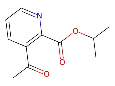 Isopropyl 3-Acetylpyridine-2-carboxylate structure