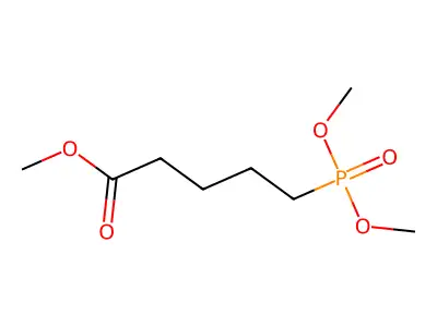 Methyl 5-(dimethoxyphosphoryl)pentanoate structure