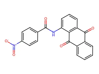 Benzamide, N-(9,10-dihydro-9,10-dioxo-1-anthracenyl)-4-nitro- structure