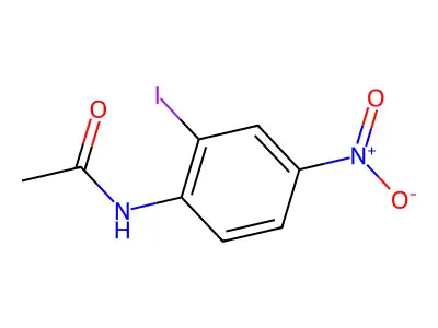 Acetamide, N-(2-iodo-4-nitrophenyl)- structure