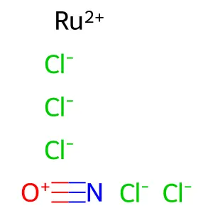 (OC-6-21)-Pentachloronitrosylruthenate(2-) structure