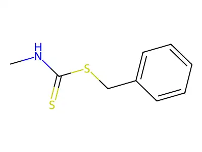 Benzyl methylcarbamodithioate structure