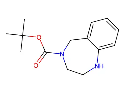 1,2,3,5-Tetrahydro-benzo(e)(1,4)diazepine-4-carboxylic acid tert-butyl ester structure