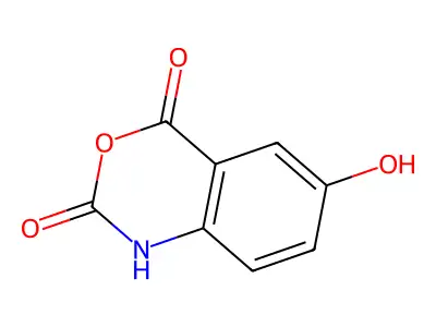 6-hydroxy-2,4-dihydro-1H-3,1-benzoxazine-2,4-dione structure