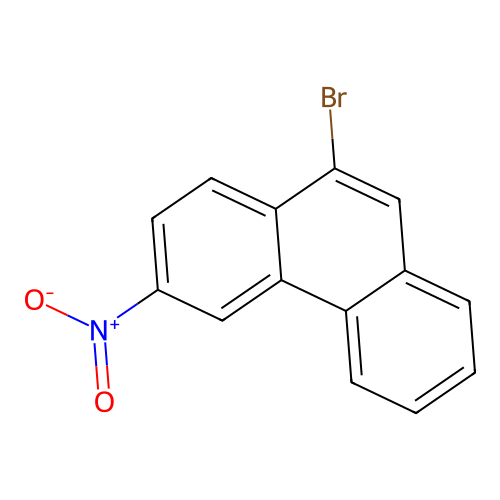 10-Bromo-3-nitrophenanthrene structure