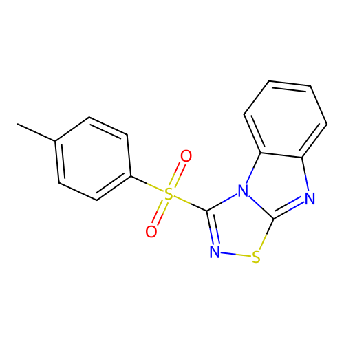 3-(4-Methylphenyl-sulfonyl)-1,2,4-thiadiazolo[4,5-a]benzimidazole structure