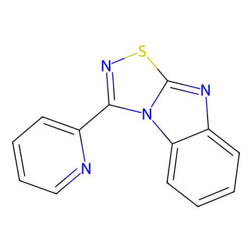 3-(Pyridin-2-yl)-1,2,4-thiadiazolo[4,5-a]benzimidazole structure