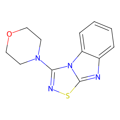 3-(4-Morpholinyl)-1,2,4-thiadiazolo[4,5-a]benzimidazole structure