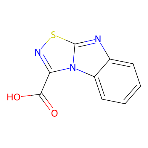3-Carboxy-1,2,4-thiadiazolo[4,5-a]benzimidazole structure