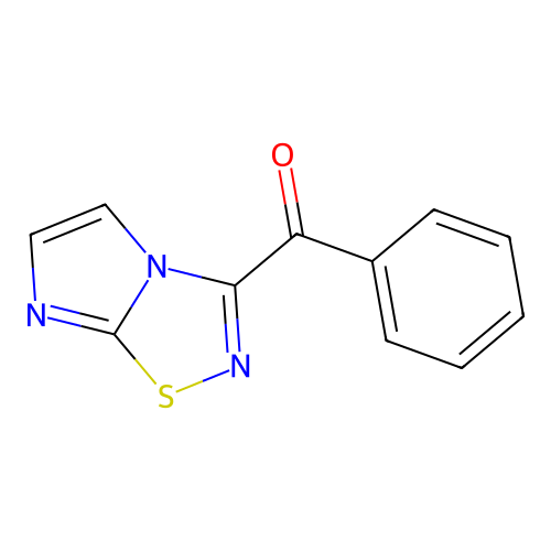 3-(Oxophenylmethyl)imidazo[1,2-d]-1,2,4-thiadiazole structure